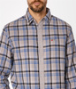 Koszula regular w kratę WAYNE 9310 GREY