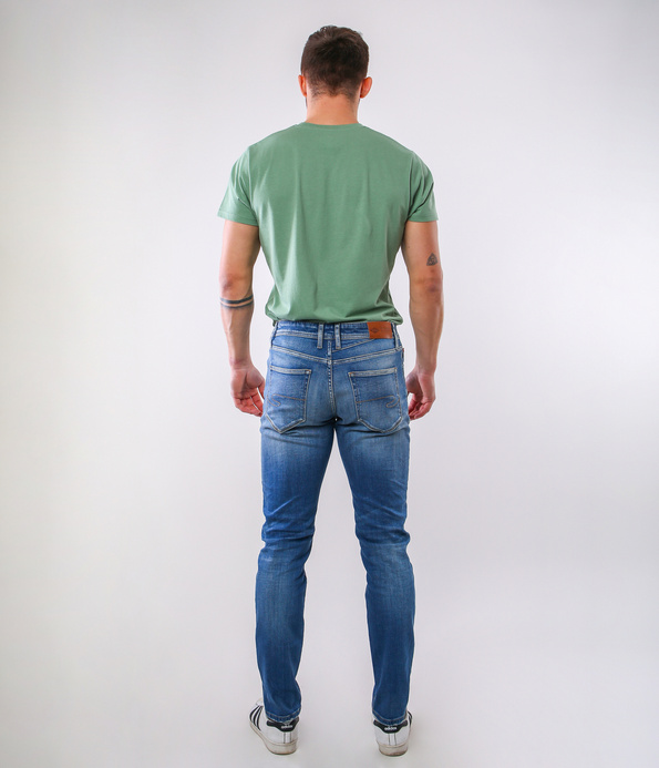 Jeansy męskie slim HUNTER 2612 BRUSHED USED