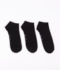Skarpety stopki czarne 3-pak SNESOCKS 0733 BLACK