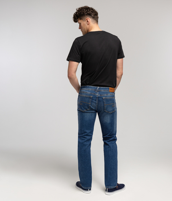 Jeansy męskie straight HARRY 1532 BRUSHED USED