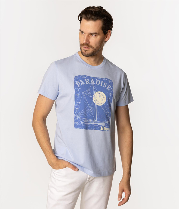 T-shirt męski z nadrukiem PARADISE 1160 WINDSURFER