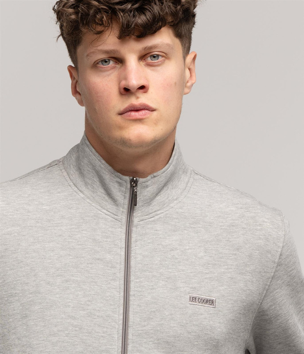 Bluza rozpinana ze stójką HOWARD 5162 GREY MELANGE