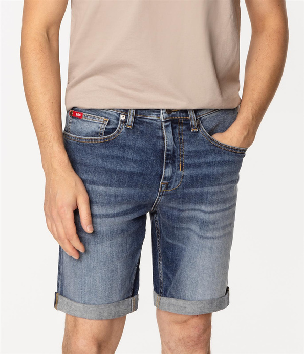 Bermudy męskie regular DUST 1223 BRUSHED USED