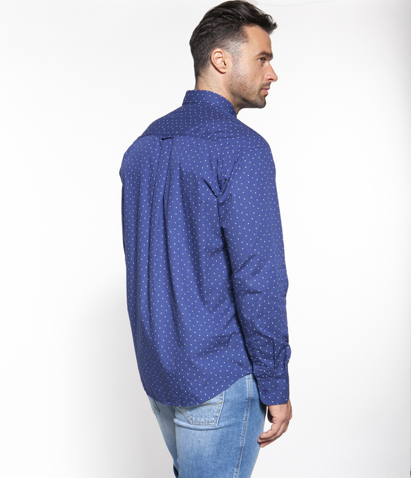 Koszula comfort z długim rękawem NEW TENBY 64MP BLUE