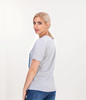 T-shirt z dużym nadrukiem DENIM 7817 GREY MELANGE