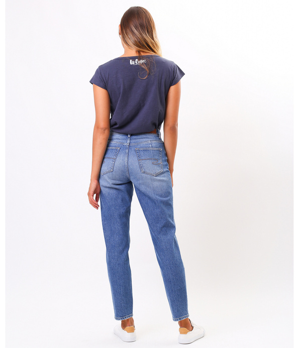 Jeansy damskie Mom Jeans EMMA 0505 STONE USED