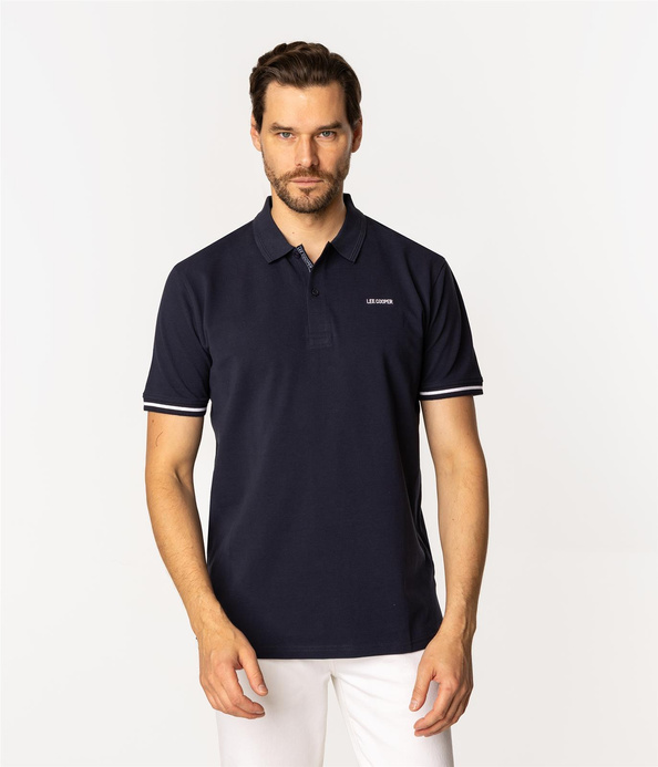 Koszula polo męska regular TOMM 5026 NAVY BLAZER