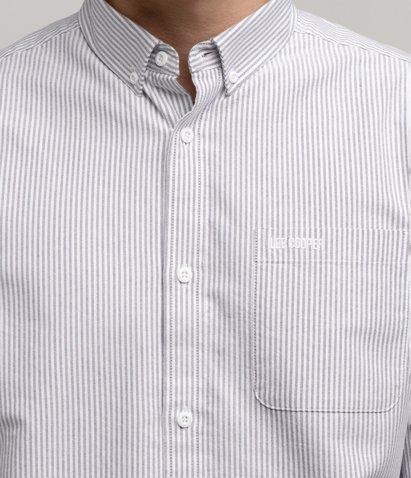 Koszula męska comfort LLOYD OXFORD GREY STRIPES