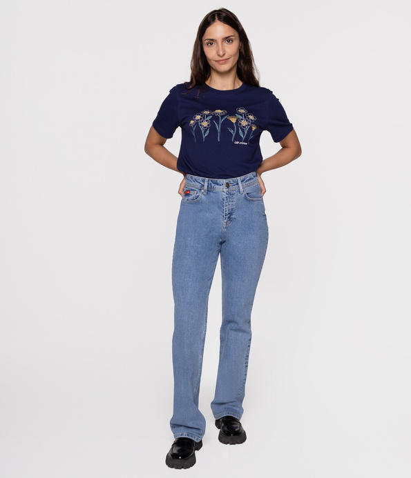 Jeansy damskie straight PARIS + 2417 STONE