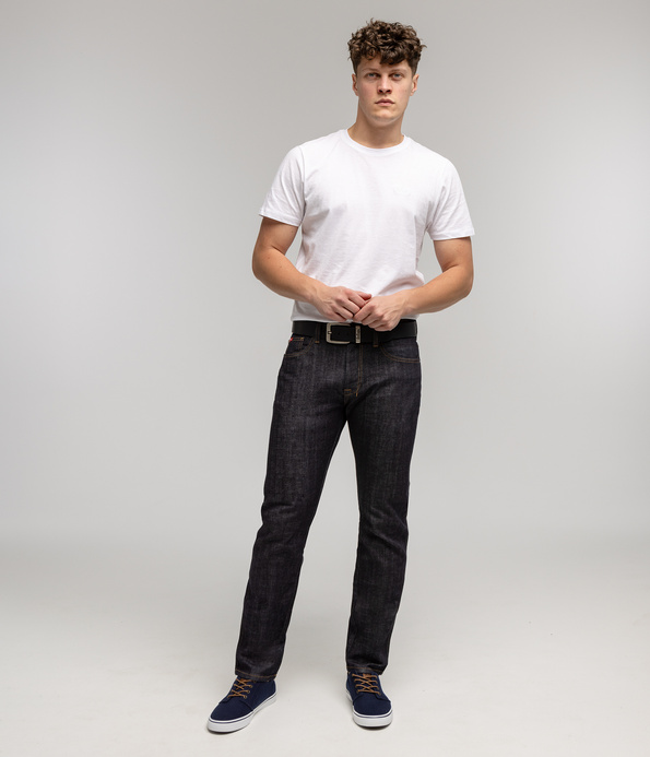 Jeansy męskie comfort slim DENZEL TOTEM RINSED