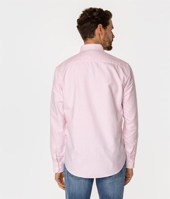 Koszula męska regular w paski LARS OXFORD STRIPES