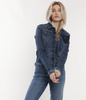Jeansowa kurtka damska NUKA 3300  BRUSHED USED