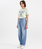 Jeansy damskie mom jeans BERRY 2712 BRUSHED USED