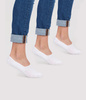 Skarpetki stopki balerinki białe 3-pak INVSOCKS 1802 WHITE