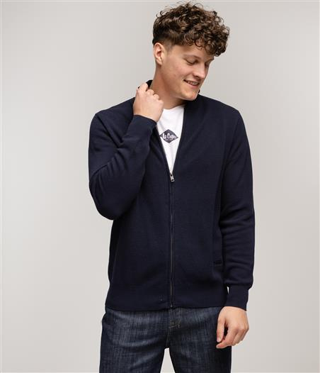 Rozpinany sweter RABI COTTON NAVY