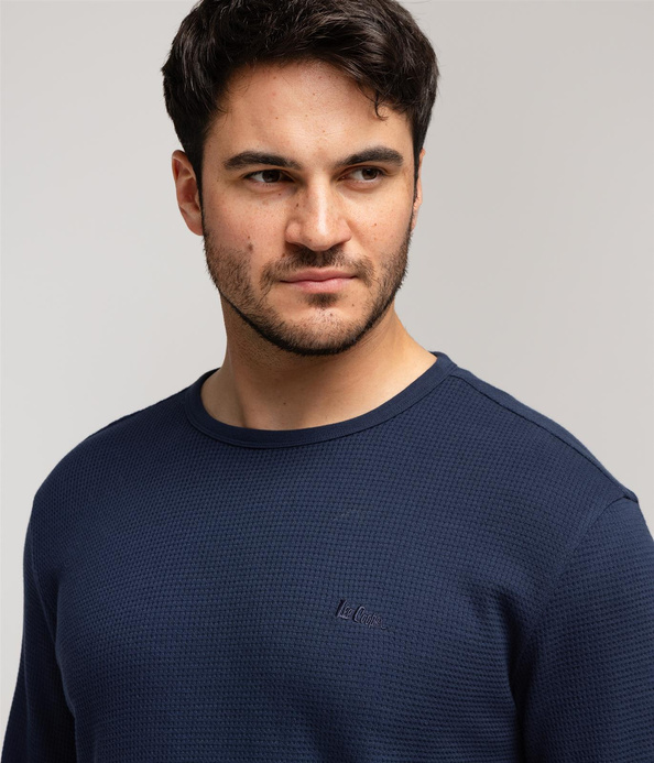 T-shirt z długim rękawem MATEO 2650 DRESS BLUE