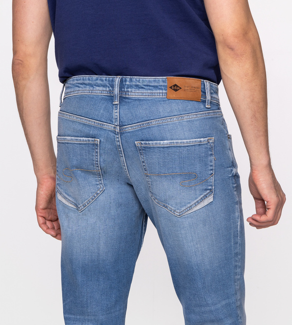 Jeansy męskie slim JAMES 3022 LIGHT USED