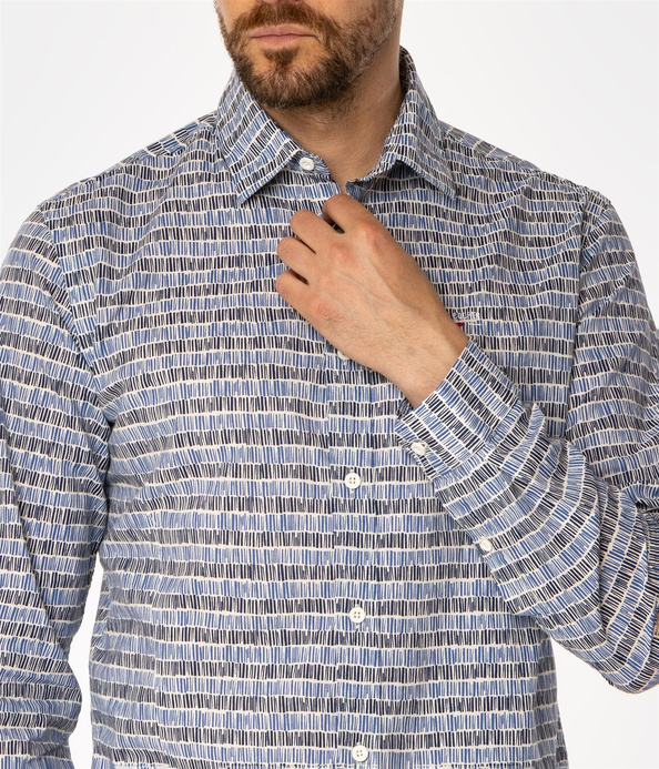 Koszula męska slim DANIELS 66MP BLUE