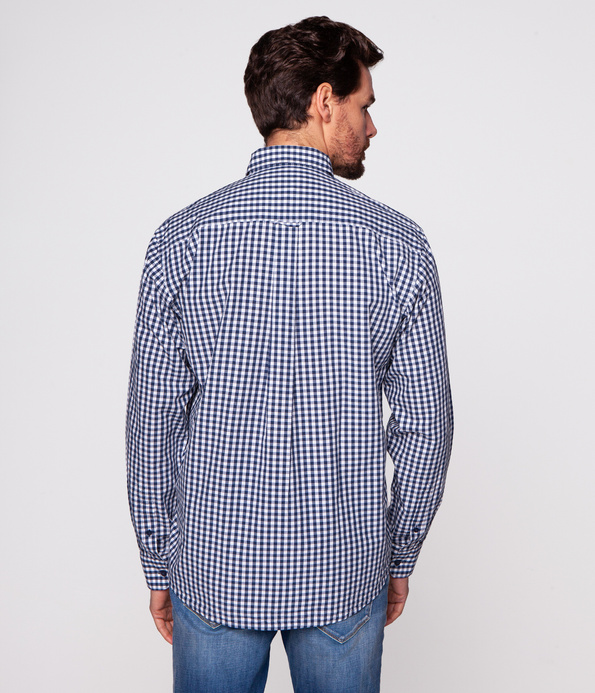 Koszula męska comfort NEW TENBY KL23 NAVY