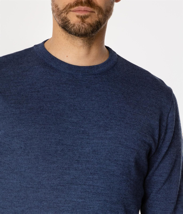 Sweter męski regular z wełną merino LOKI MERA JEANS
