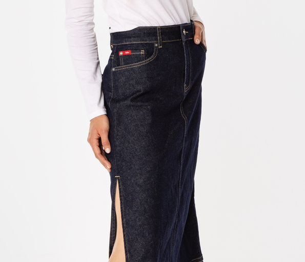 Jeansowa spódnica EDNA 2459 BLUE BLACK