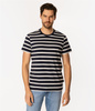 T-shirt męski w paski STRIPES3 4180 NAVY