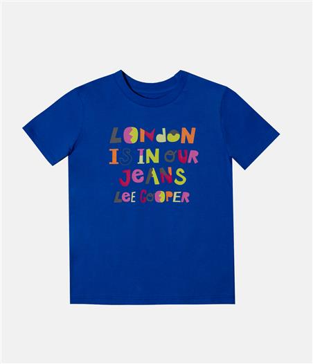 T-shirt dziecięcy JEANS 2312 DAZZLING BLUE