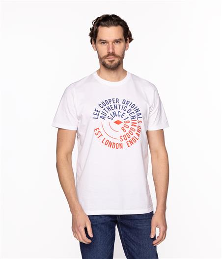 T-shirt z nadrukiem LCO2 2402 WHITE