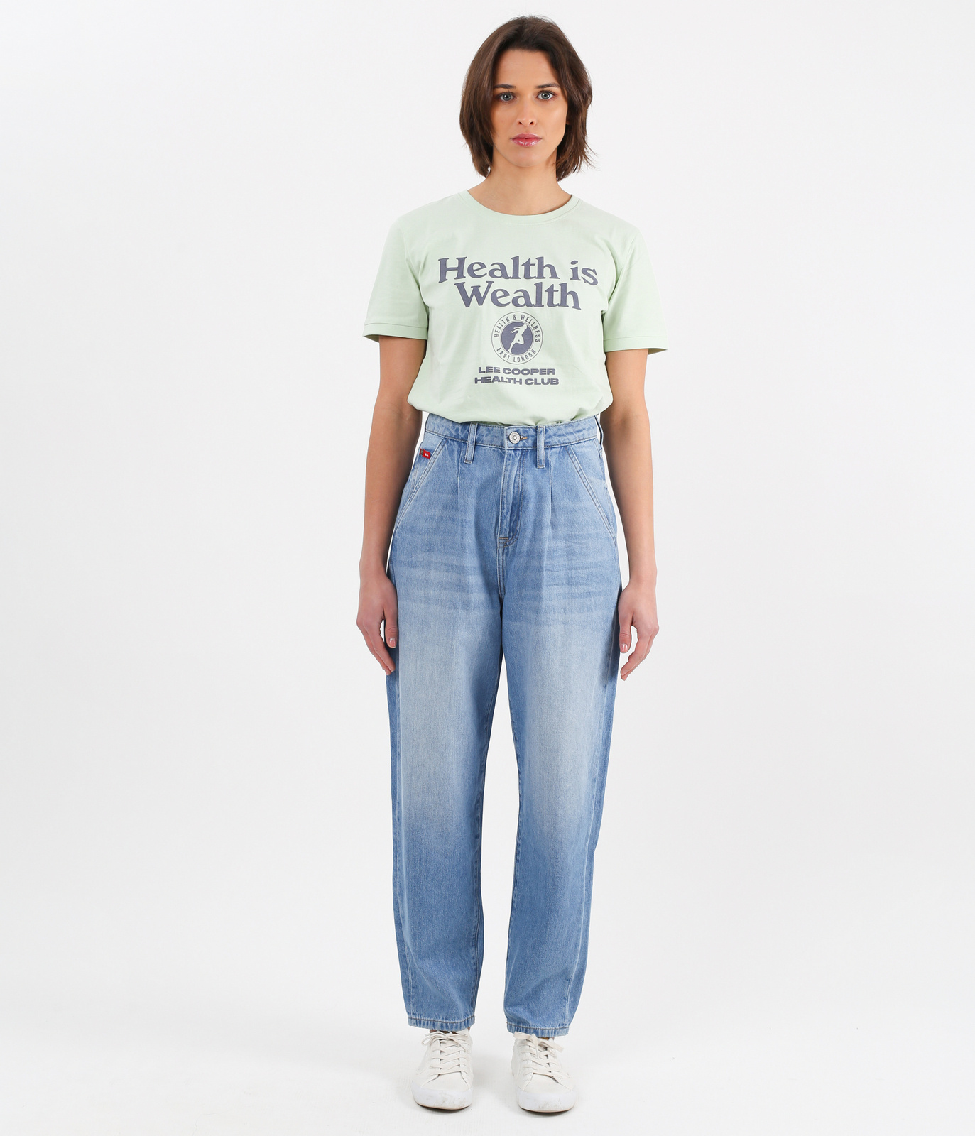 Jeansy damskie mom jeans BERRY 2712 BRUSHED USED Lee Cooper