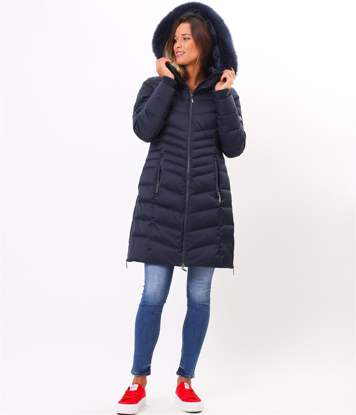 Puchowa kurtka AXEL 7030 DRESS BLUE Lee Cooper