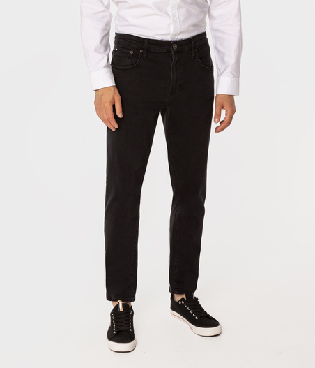 Jeansy męskie tapered slim LONDON 1089 BLACK