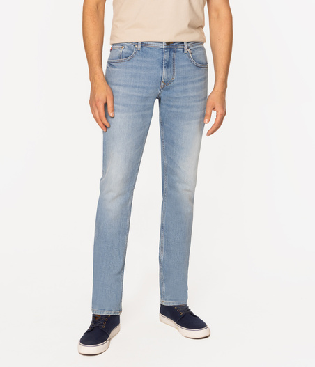Jeansy męskie comfort slim DENZEL 3095 LIGHT USED