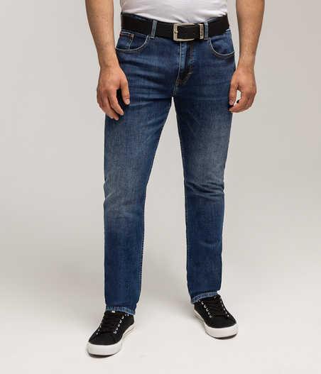 Jeansy męskie slim NORRIS 2424 DARK USED