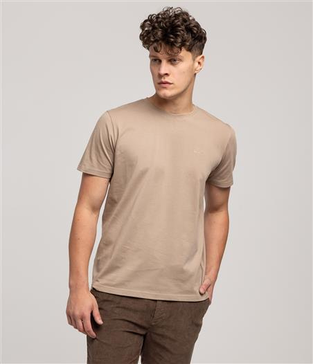 Klasyczny t-shirt z okrągłym dekotem OBUTCH 0875 FUNGI