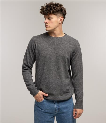 Sweter z jagnięcej wełny LONI MERA GREY