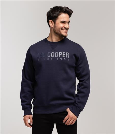 Bluza z brandowanym napisem ALBERTO 5188 NAVY BLAZER