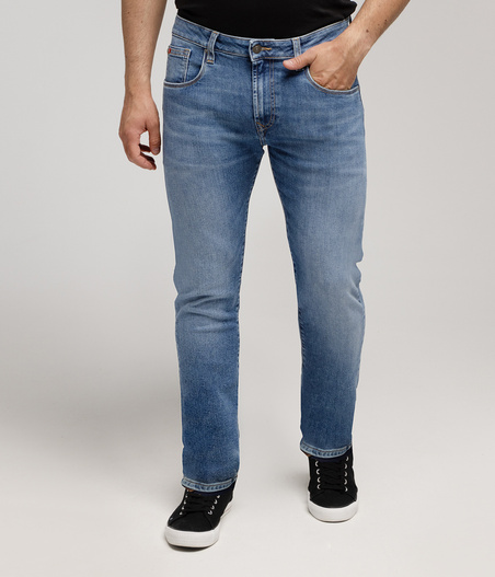Jeansy męskie slim NORRIS 7270 LIGHT BRUSHED