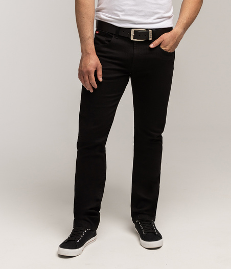 Jeansy męskie tapered LC7504 1900 BLACK