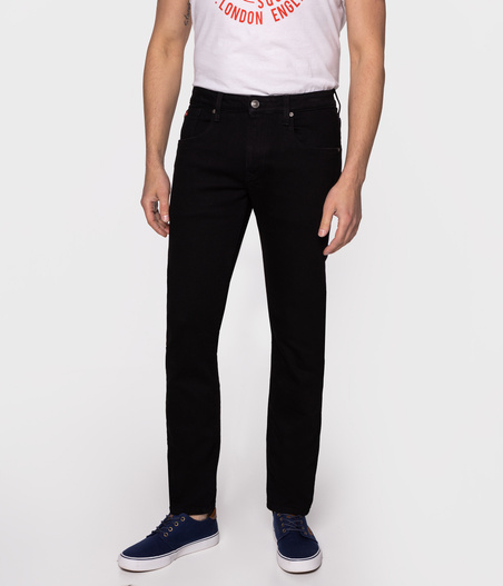 Jeansy męskie slim NORRIS 1900 BLACK