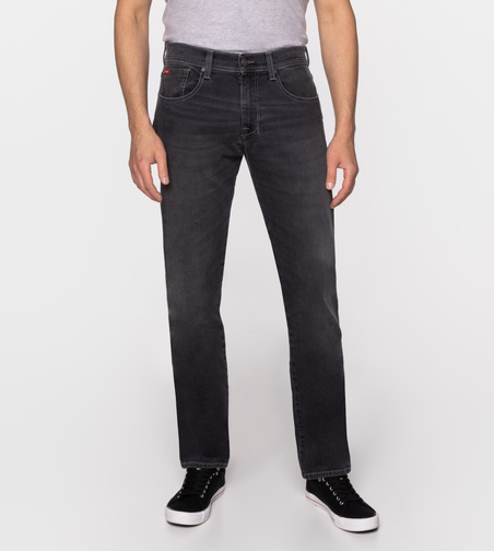 Jeansy męskie tapered LC7504 1049 BLACK USED