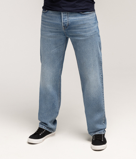 Jeansy męskie relaxed baggy SMITH 3222 BRUSHED USED