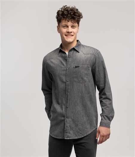 Koszula jeansowa KADES 3213 GREY