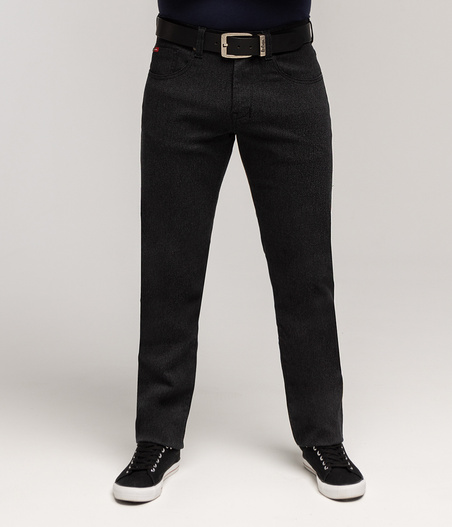 Niedenimowe spodnie męskie tapered LC7504 9001 GREY