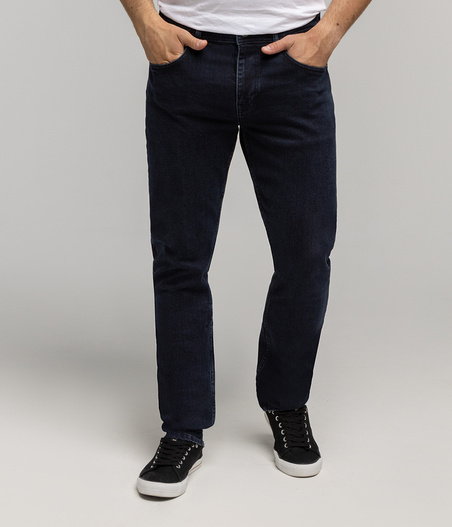 Jeansy męskie comfort slim DENZEL 2701 BLUE BLACK