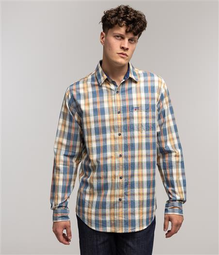 Koszula męska regular z długim rękawem WILL 2130 GREEN