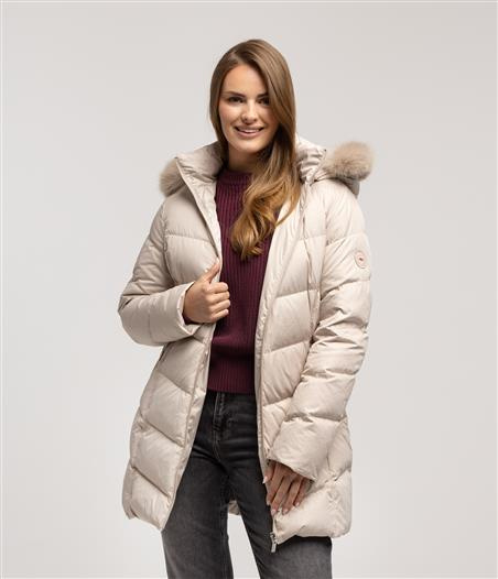 Puchowa kurtka CLIVIA3 8020 BEIGE