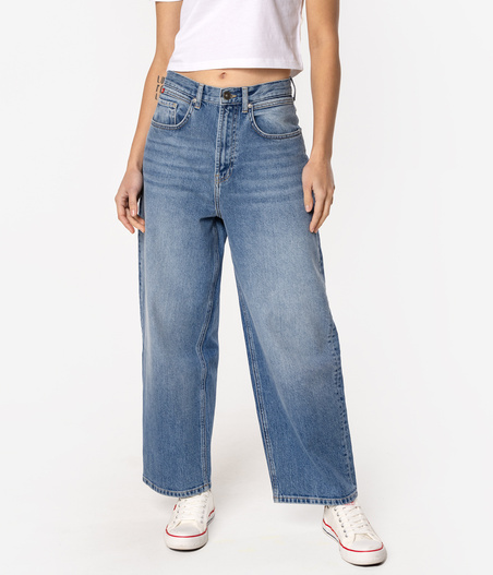 Jeansy damskie balloon CERES 3122 LIGHT WASH