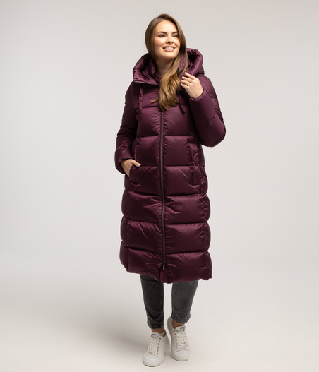 Puchowa kurtka LAURA 7030 WINE