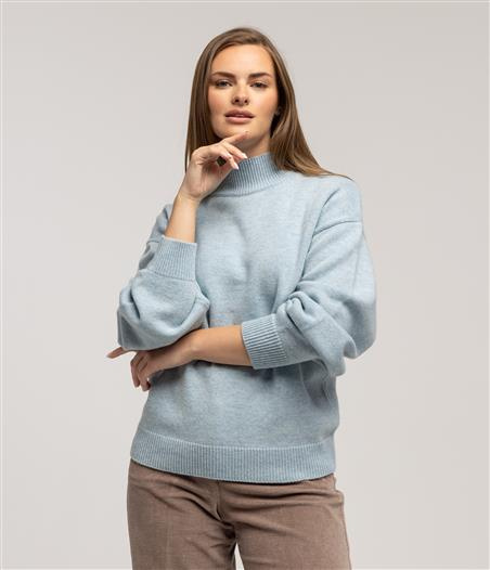 Golf z jagnięcej wełny AIDA 8020 BLUE