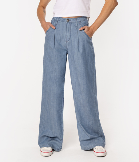 Jeansy damskie wide leg ARIANA 1946 DOUBLE STONE